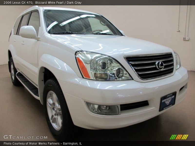Blizzard White Pearl / Dark Gray 2006 Lexus GX 470