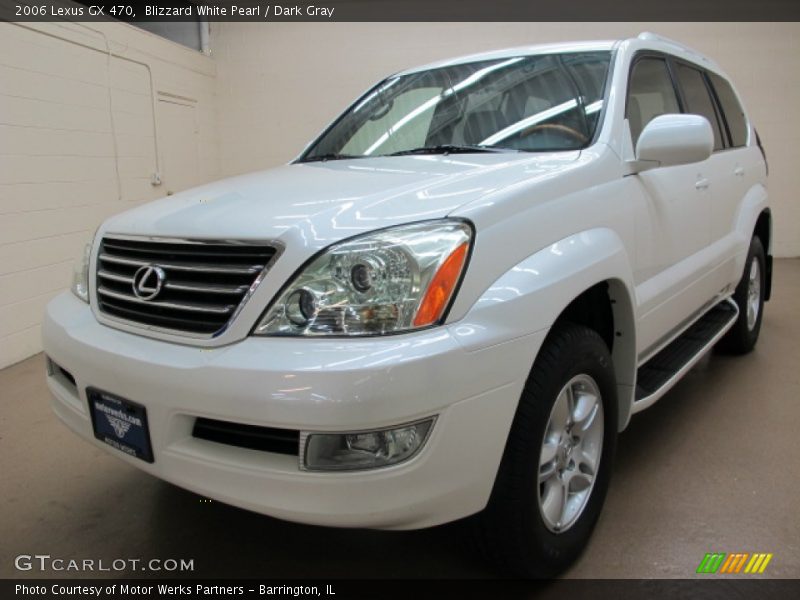 Blizzard White Pearl / Dark Gray 2006 Lexus GX 470