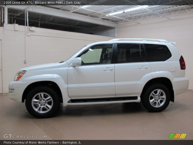 Blizzard White Pearl / Dark Gray 2006 Lexus GX 470