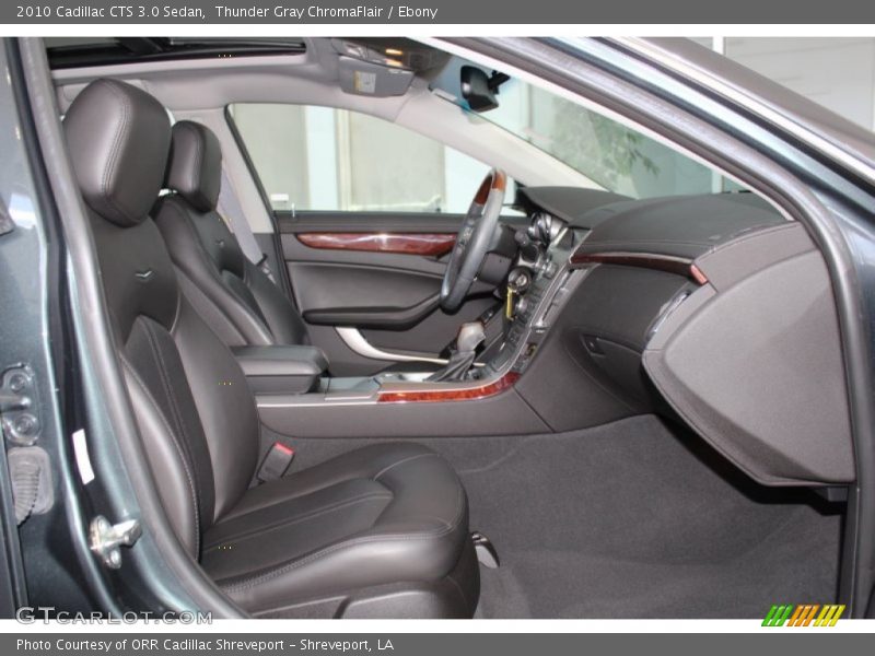 Thunder Gray ChromaFlair / Ebony 2010 Cadillac CTS 3.0 Sedan