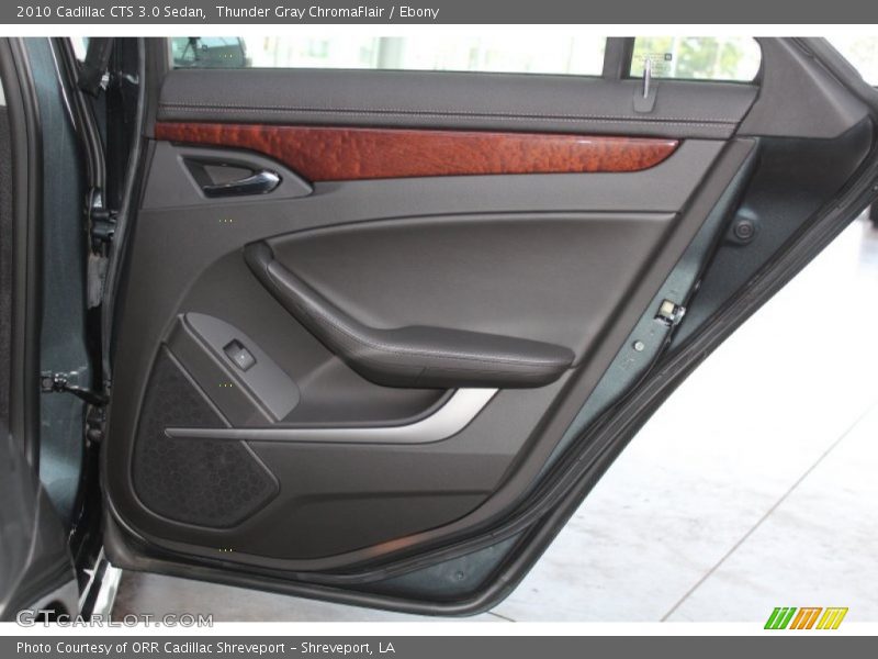 Thunder Gray ChromaFlair / Ebony 2010 Cadillac CTS 3.0 Sedan