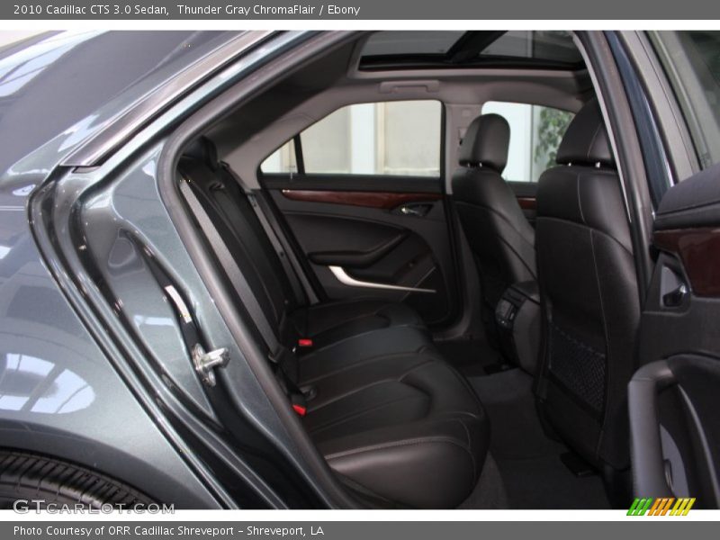 Thunder Gray ChromaFlair / Ebony 2010 Cadillac CTS 3.0 Sedan