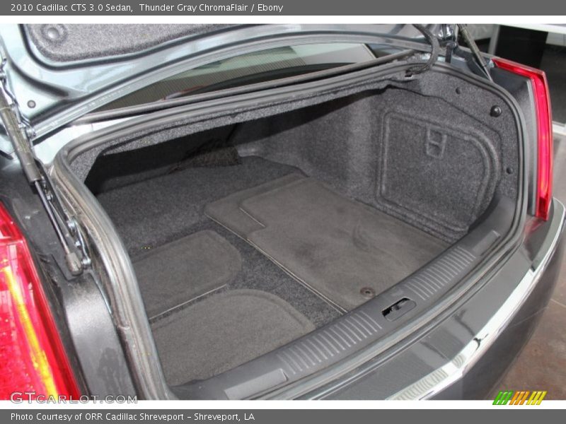 Thunder Gray ChromaFlair / Ebony 2010 Cadillac CTS 3.0 Sedan