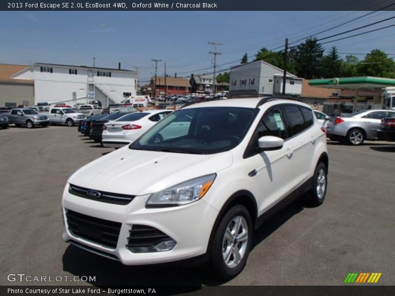 Oxford White / Charcoal Black 2013 Ford Escape SE 2.0L EcoBoost 4WD