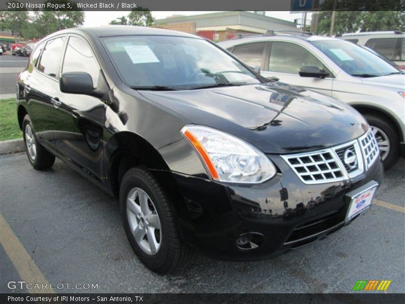 Wicked Black / Black 2010 Nissan Rogue S