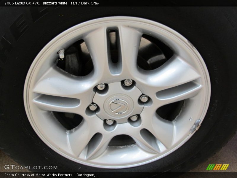 Blizzard White Pearl / Dark Gray 2006 Lexus GX 470