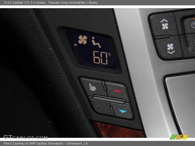 Thunder Gray ChromaFlair / Ebony 2010 Cadillac CTS 3.0 Sedan