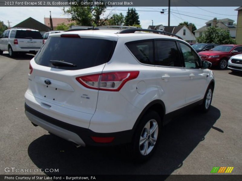 Oxford White / Charcoal Black 2013 Ford Escape SE 2.0L EcoBoost 4WD