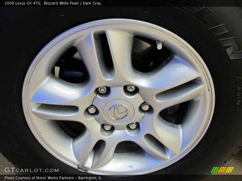 Blizzard White Pearl / Dark Gray 2006 Lexus GX 470
