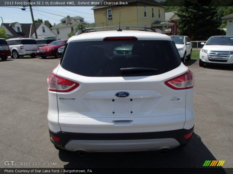 Oxford White / Charcoal Black 2013 Ford Escape SE 2.0L EcoBoost 4WD