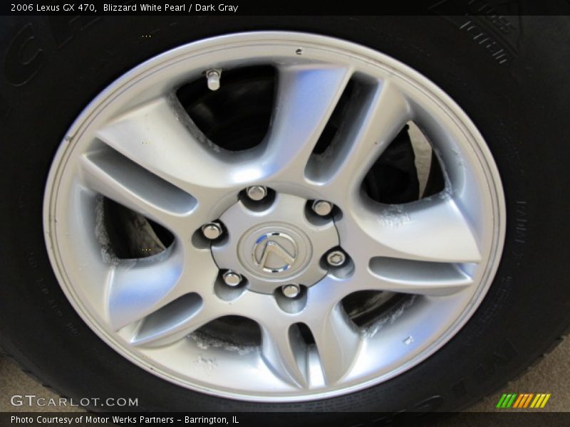 Blizzard White Pearl / Dark Gray 2006 Lexus GX 470