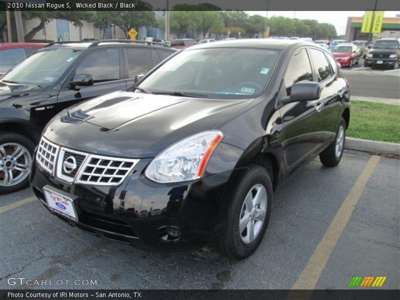 Wicked Black / Black 2010 Nissan Rogue S