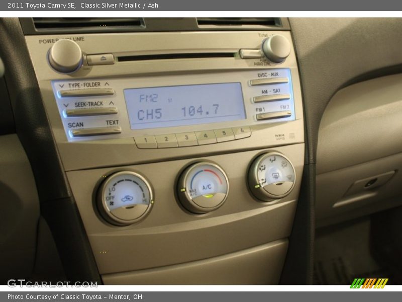 Classic Silver Metallic / Ash 2011 Toyota Camry SE