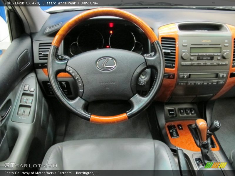 Blizzard White Pearl / Dark Gray 2006 Lexus GX 470