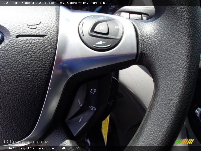Oxford White / Charcoal Black 2013 Ford Escape SE 2.0L EcoBoost 4WD