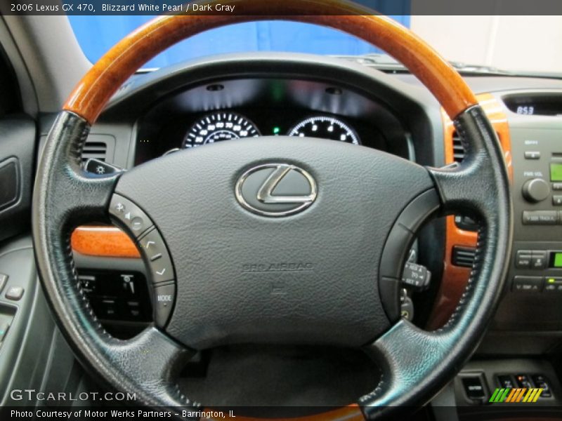Blizzard White Pearl / Dark Gray 2006 Lexus GX 470