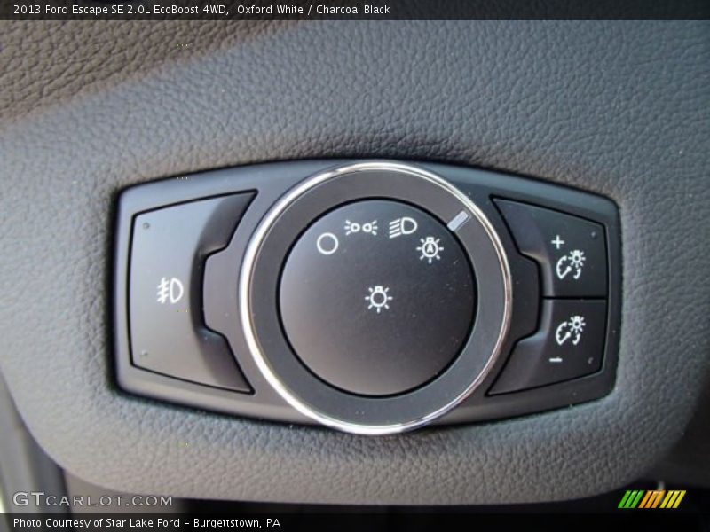 Oxford White / Charcoal Black 2013 Ford Escape SE 2.0L EcoBoost 4WD