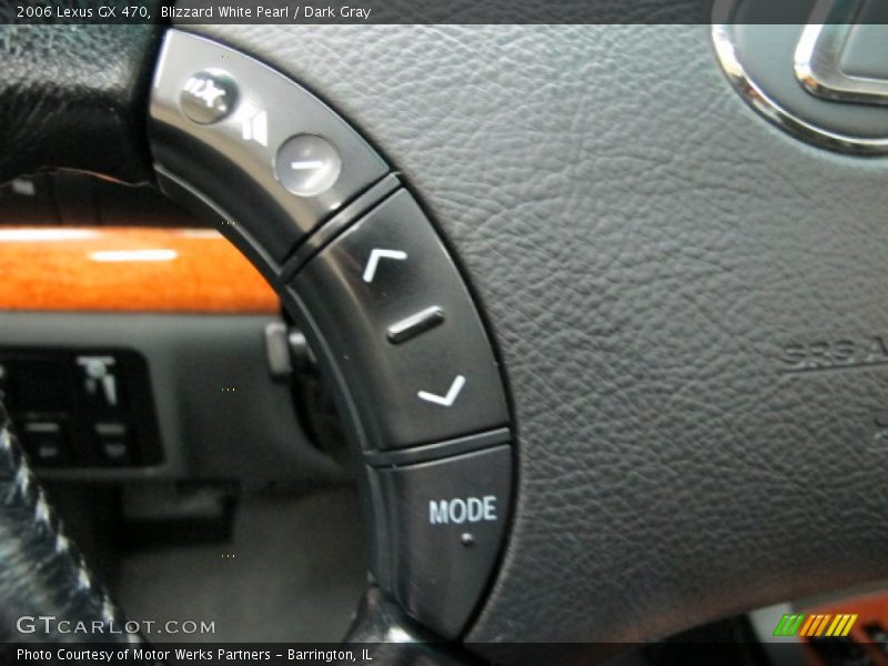 Blizzard White Pearl / Dark Gray 2006 Lexus GX 470