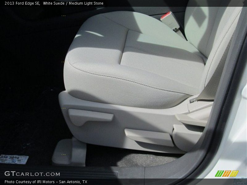 White Suede / Medium Light Stone 2013 Ford Edge SE