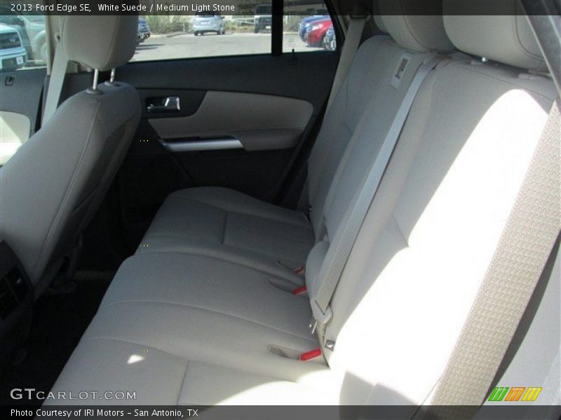 White Suede / Medium Light Stone 2013 Ford Edge SE