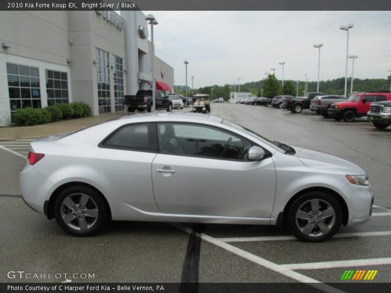 Bright Silver / Black 2010 Kia Forte Koup EX