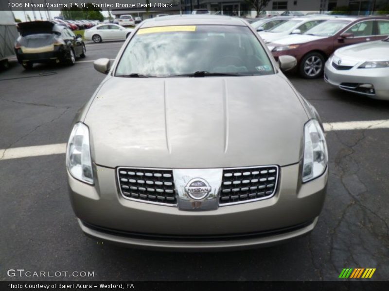 Spirited Bronze Pearl / Black 2006 Nissan Maxima 3.5 SL