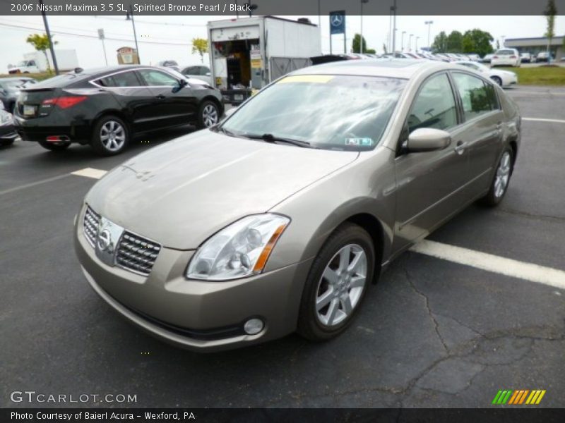 Spirited Bronze Pearl / Black 2006 Nissan Maxima 3.5 SL