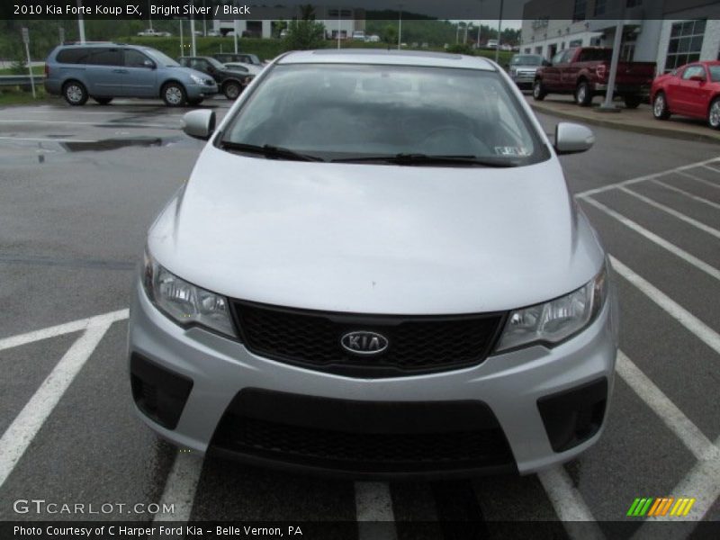 Bright Silver / Black 2010 Kia Forte Koup EX