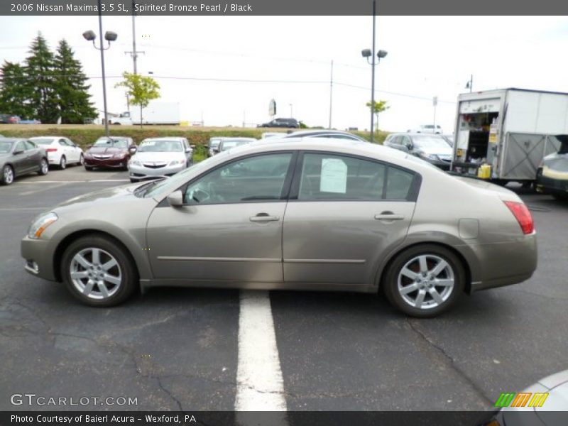 Spirited Bronze Pearl / Black 2006 Nissan Maxima 3.5 SL