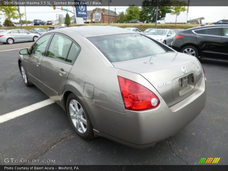 Spirited Bronze Pearl / Black 2006 Nissan Maxima 3.5 SL