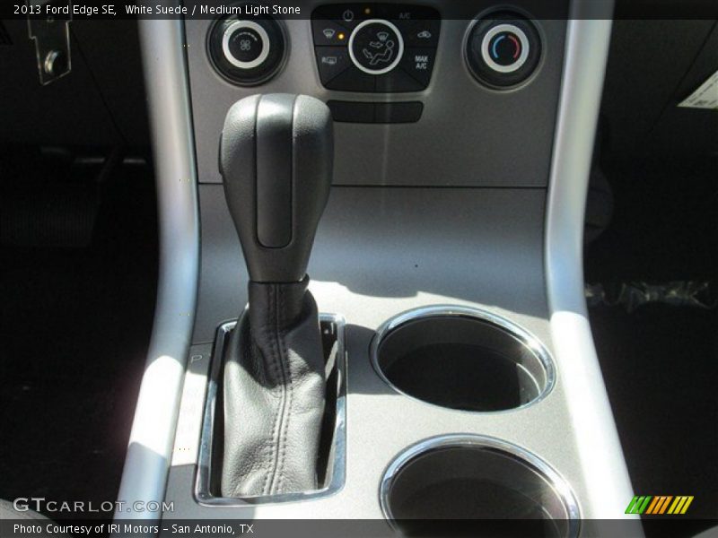 White Suede / Medium Light Stone 2013 Ford Edge SE