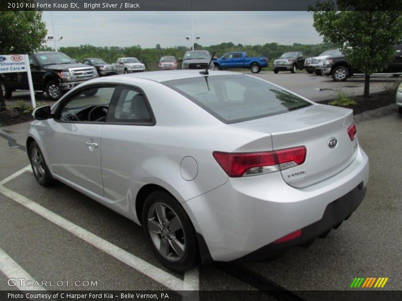 Bright Silver / Black 2010 Kia Forte Koup EX