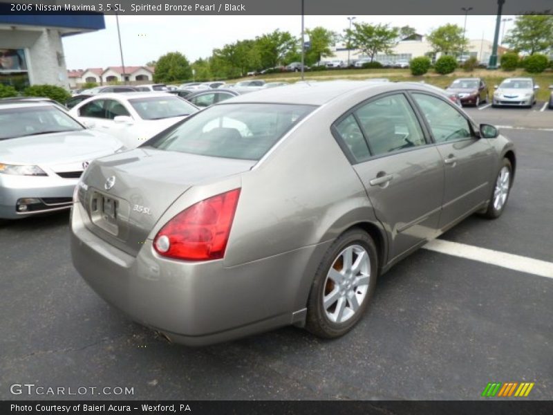 Spirited Bronze Pearl / Black 2006 Nissan Maxima 3.5 SL