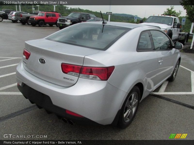 Bright Silver / Black 2010 Kia Forte Koup EX