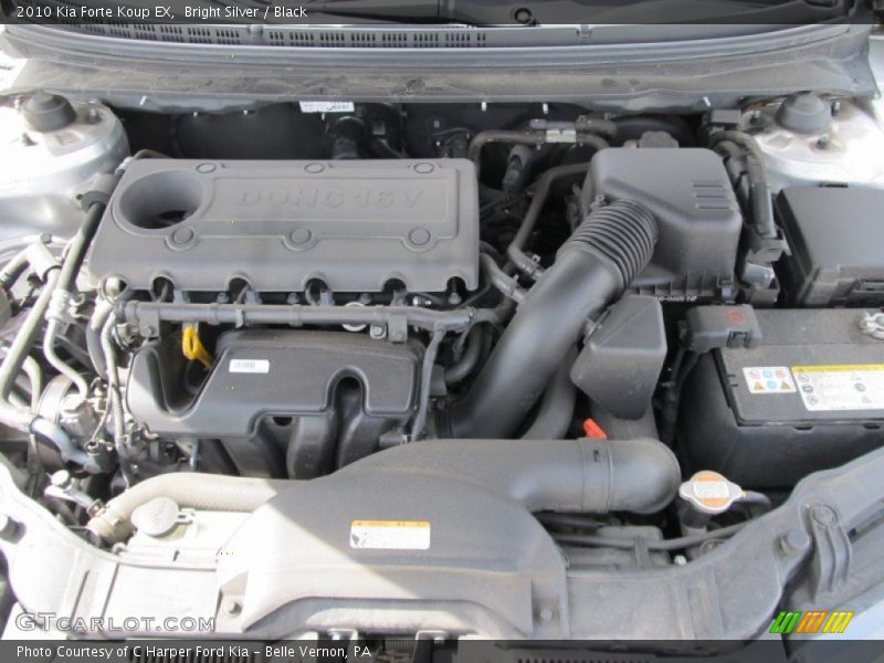 Bright Silver / Black 2010 Kia Forte Koup EX