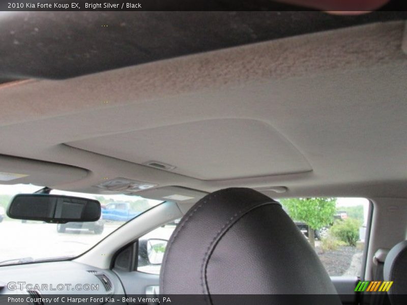 Bright Silver / Black 2010 Kia Forte Koup EX