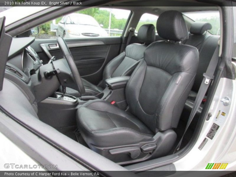 Bright Silver / Black 2010 Kia Forte Koup EX
