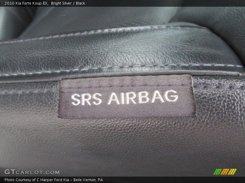 Bright Silver / Black 2010 Kia Forte Koup EX