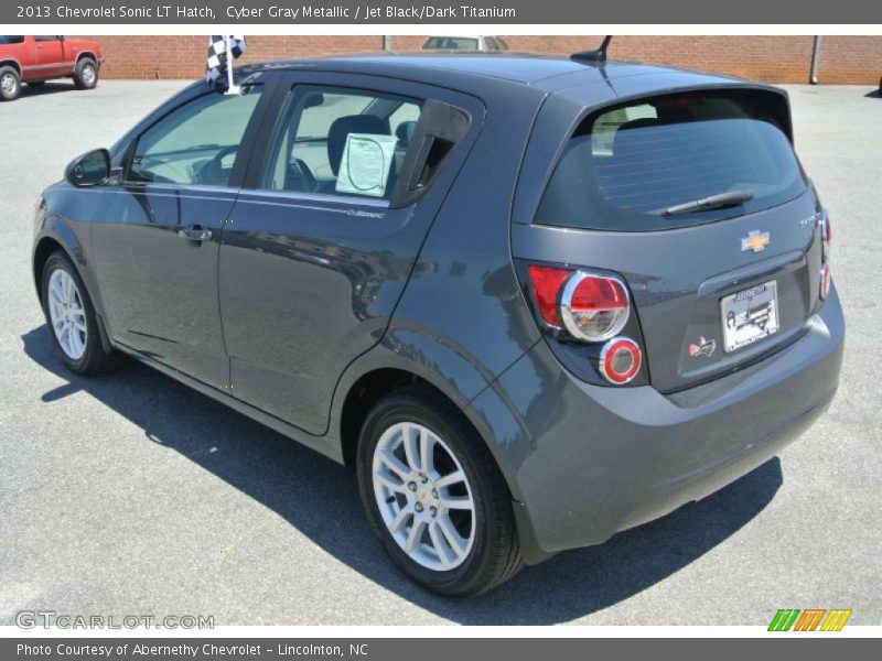 Cyber Gray Metallic / Jet Black/Dark Titanium 2013 Chevrolet Sonic LT Hatch