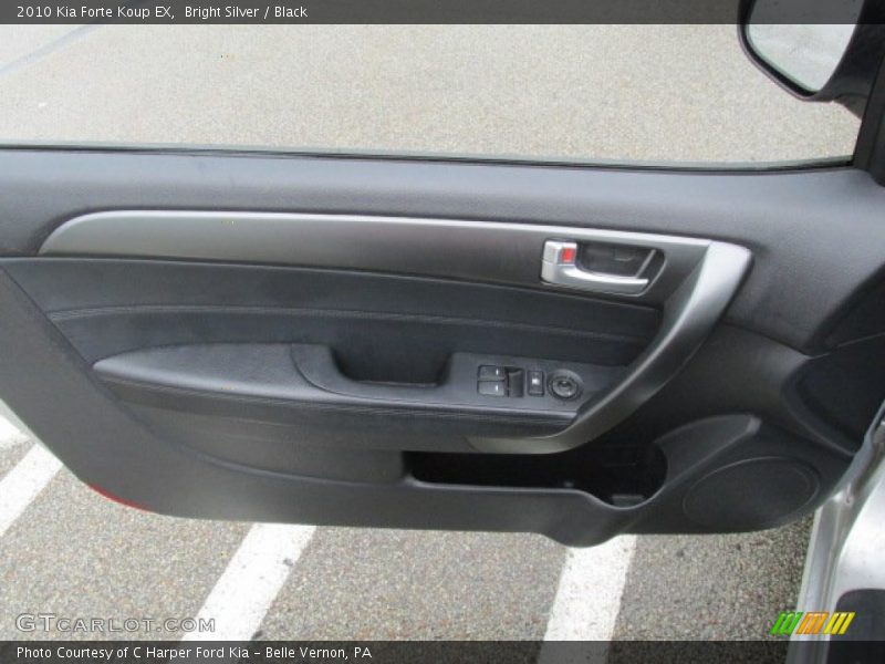 Bright Silver / Black 2010 Kia Forte Koup EX