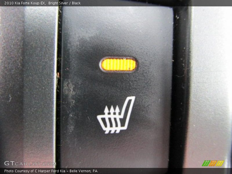 Bright Silver / Black 2010 Kia Forte Koup EX