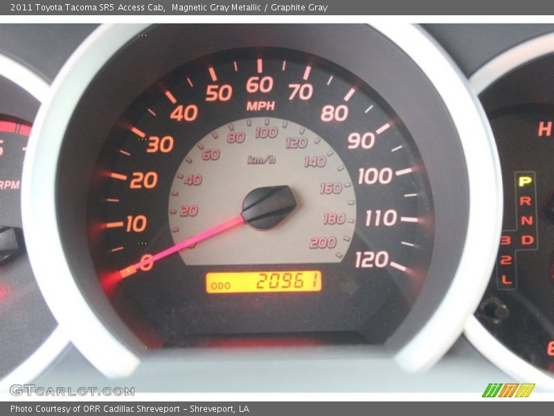 Magnetic Gray Metallic / Graphite Gray 2011 Toyota Tacoma SR5 Access Cab