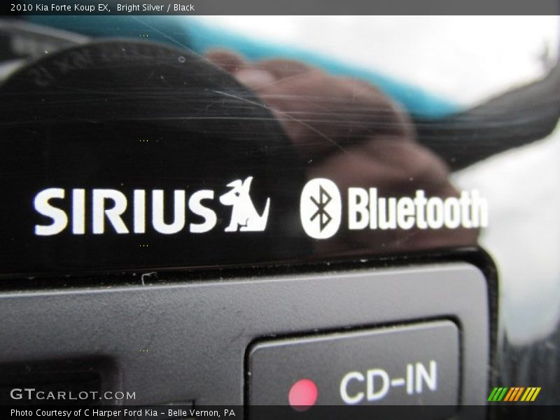 Bright Silver / Black 2010 Kia Forte Koup EX