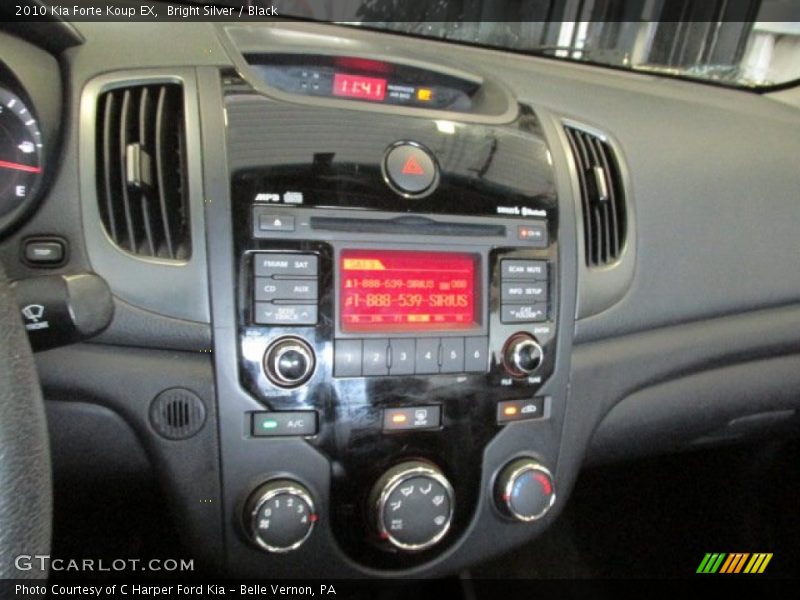 Bright Silver / Black 2010 Kia Forte Koup EX