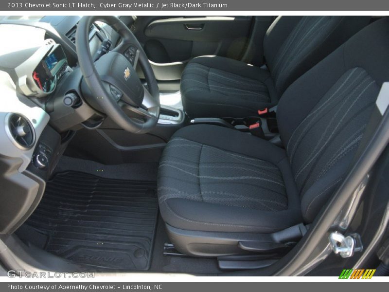 Cyber Gray Metallic / Jet Black/Dark Titanium 2013 Chevrolet Sonic LT Hatch