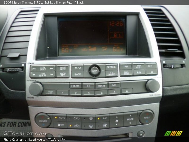 Spirited Bronze Pearl / Black 2006 Nissan Maxima 3.5 SL