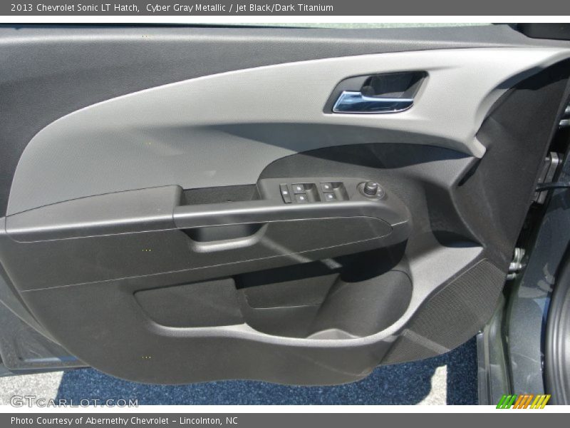 Cyber Gray Metallic / Jet Black/Dark Titanium 2013 Chevrolet Sonic LT Hatch
