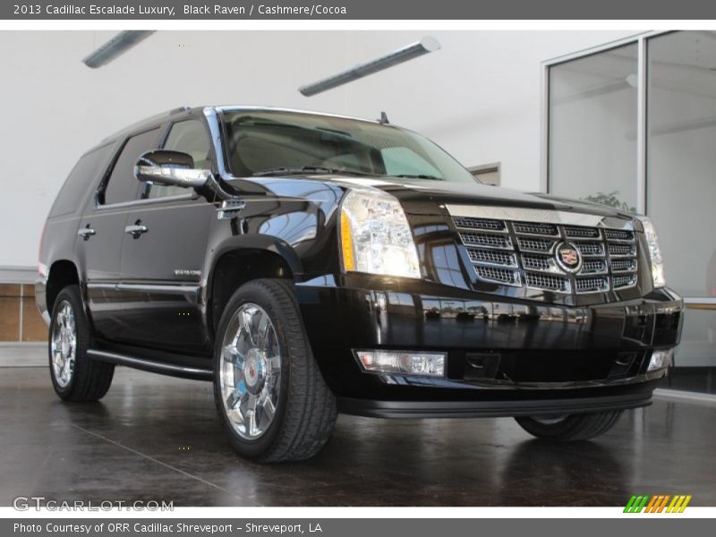Black Raven / Cashmere/Cocoa 2013 Cadillac Escalade Luxury