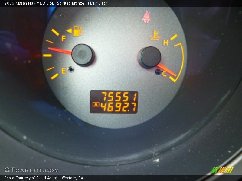 Spirited Bronze Pearl / Black 2006 Nissan Maxima 3.5 SL