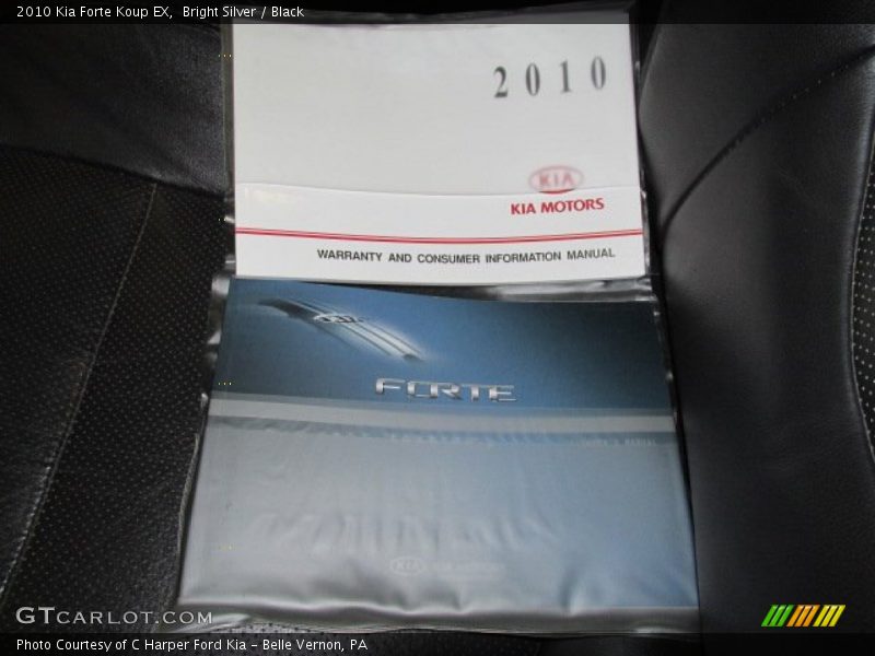 Bright Silver / Black 2010 Kia Forte Koup EX
